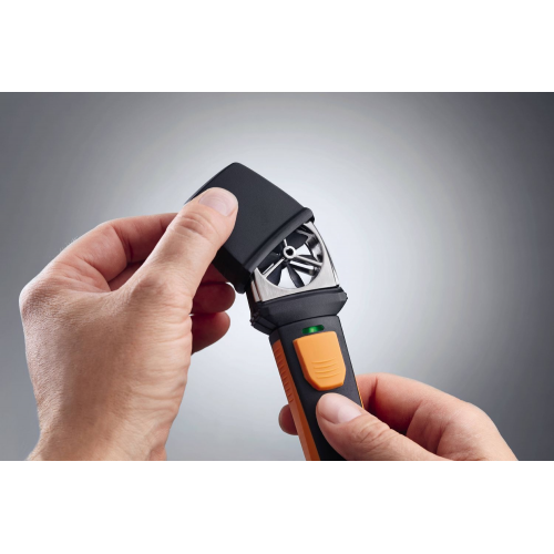 Testo 410i - Vrtuľkový anemometer ovládaný inteligentným Meranie rýchlosti prúdenia a objemového prietoku